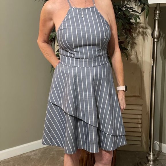 Speechless Spaghetti Strap Asymmetrical SunDress - Picture 3 of 7